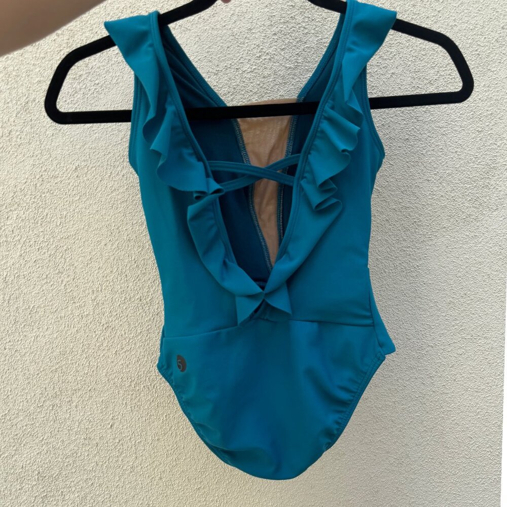 FIVE Dancewear Merci Leotard Teal YM - Picture 2 of 7